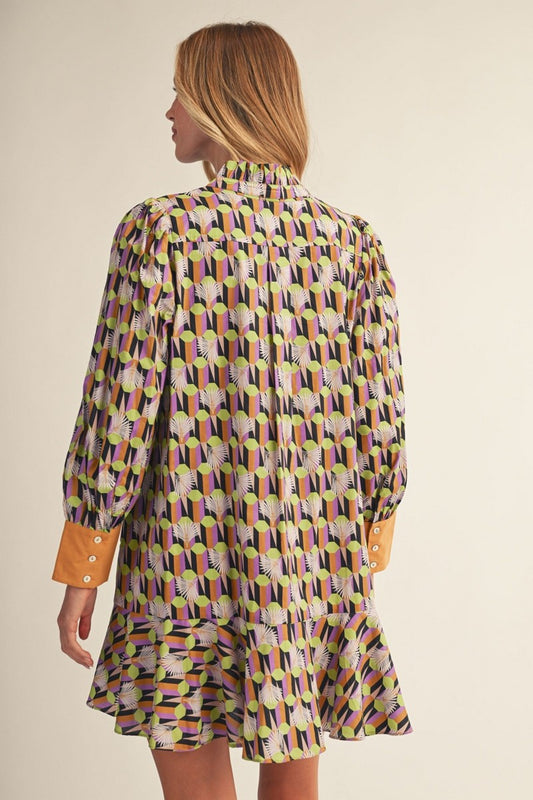 Geo Pattern Dress