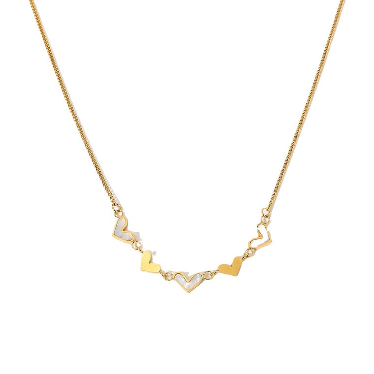 14K Short Heart Neck