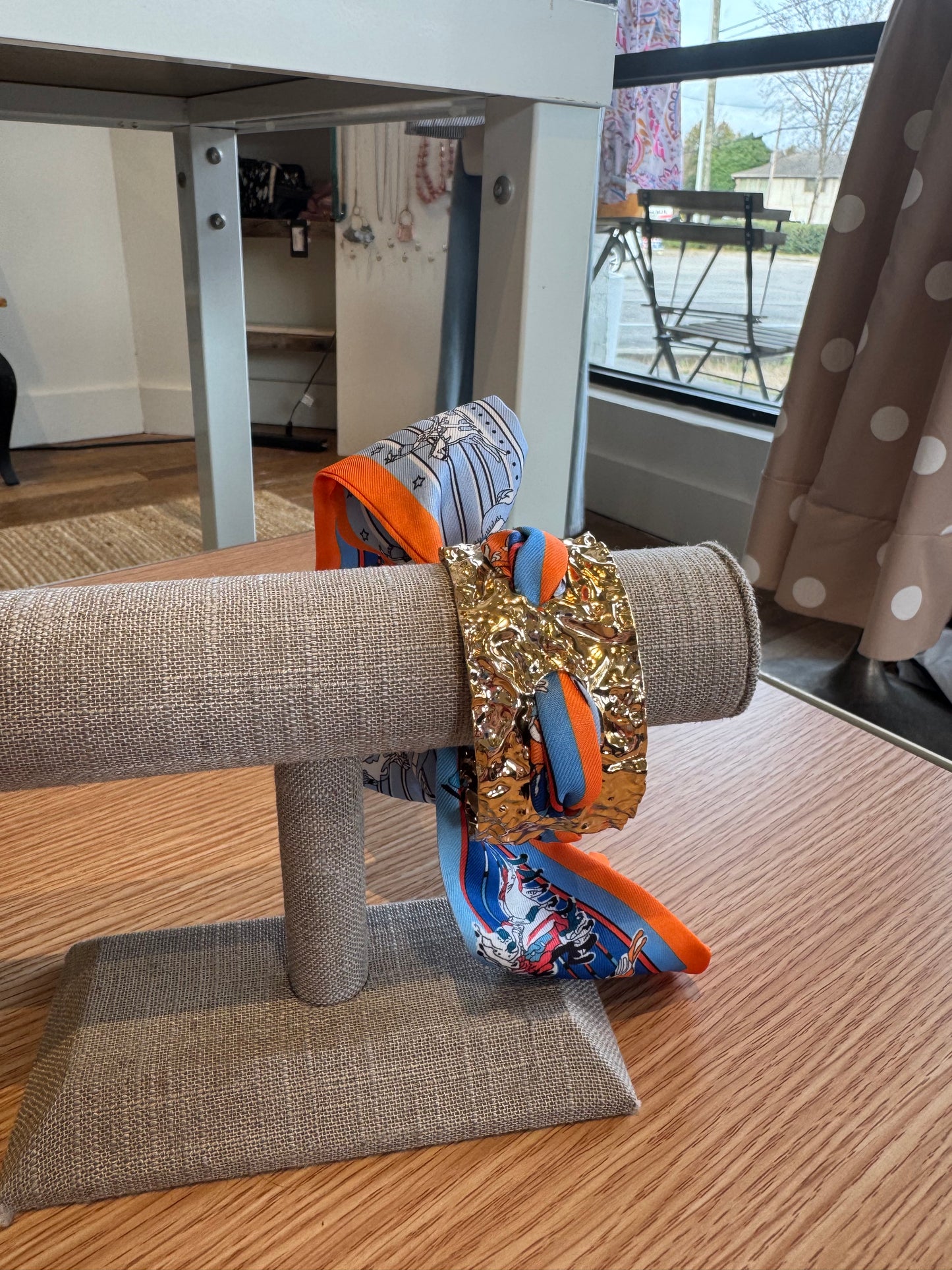 Tie scarf bangle
