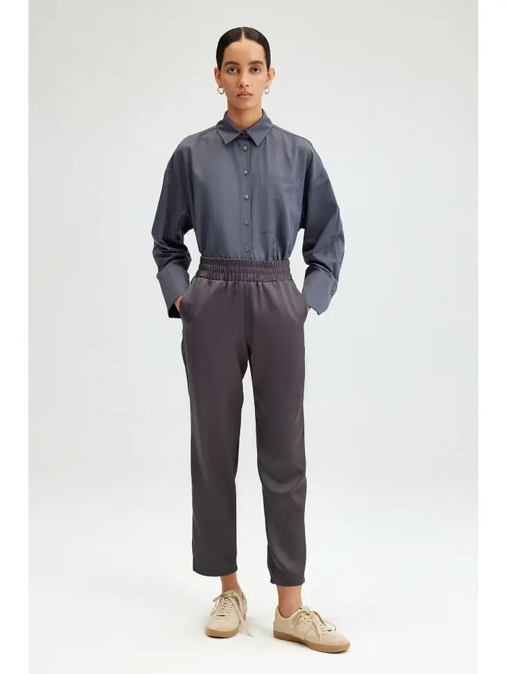 High Waist Satin Pants