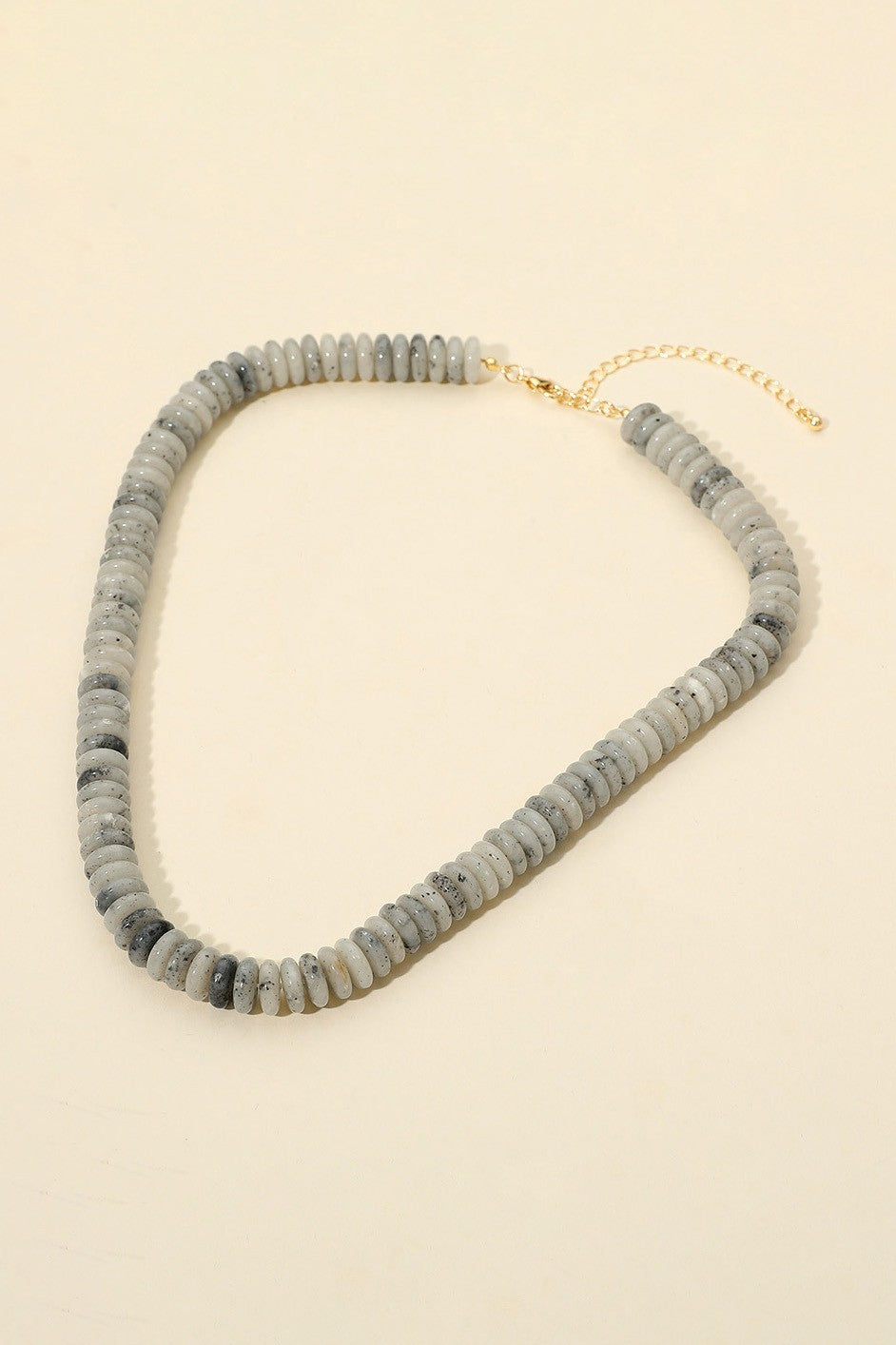 Disc Beaded Necklace