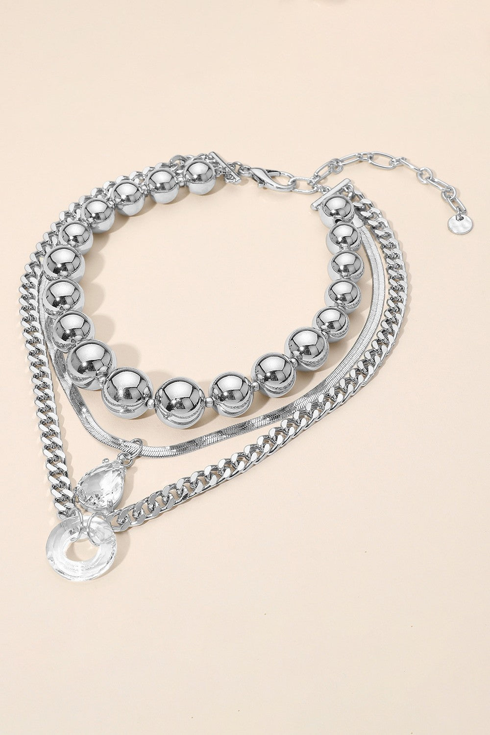 Stone Chunky Ball Necklace