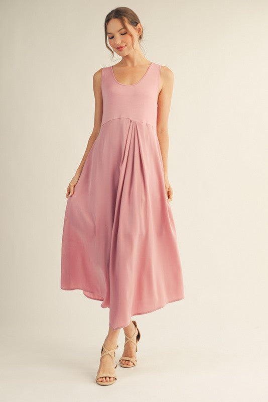 Mix Match Midi Dress