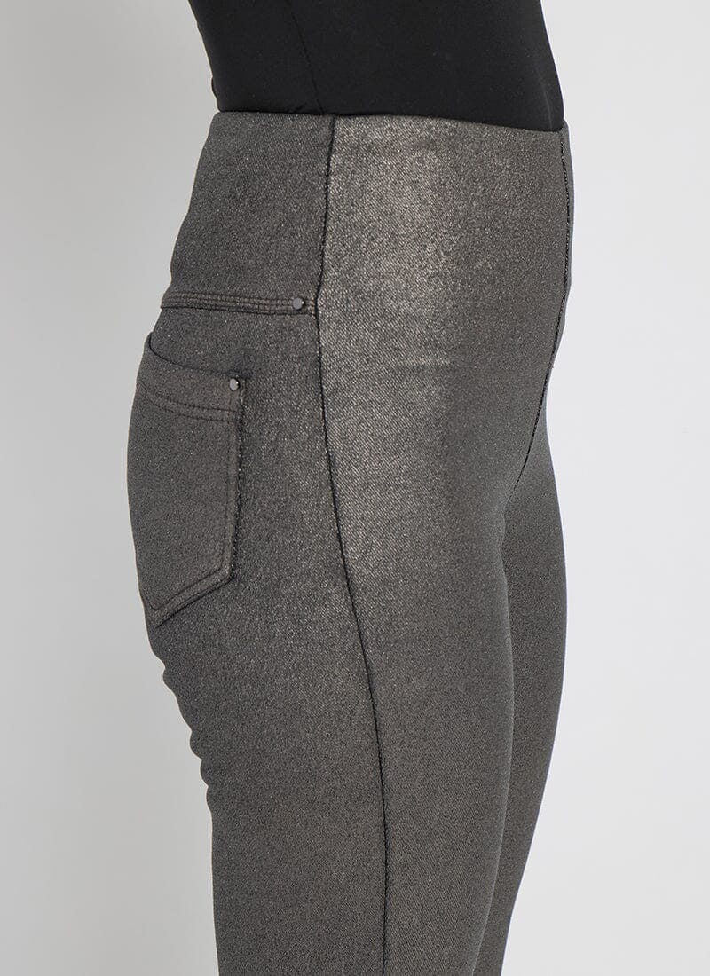 Textured Leather Legging