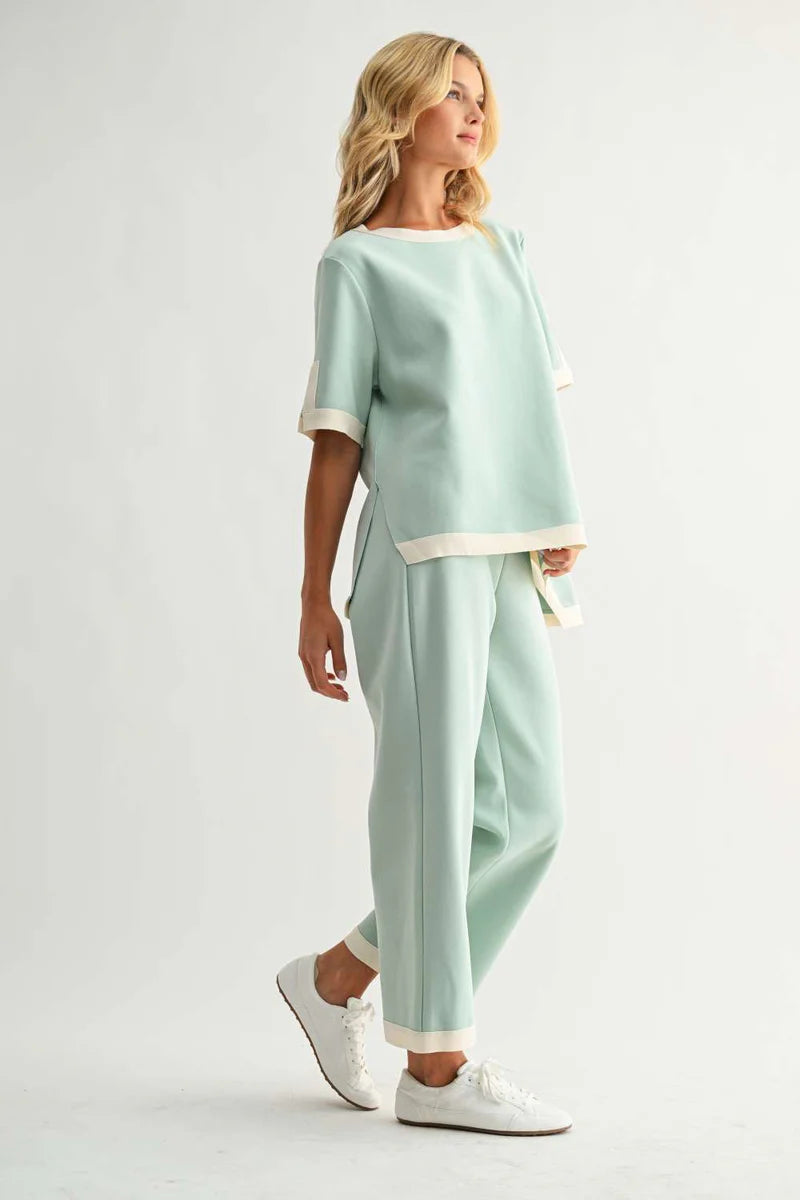 Crepe Knit Set