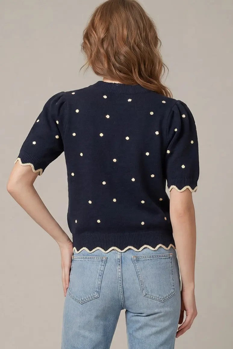 Polka Dot Sweater