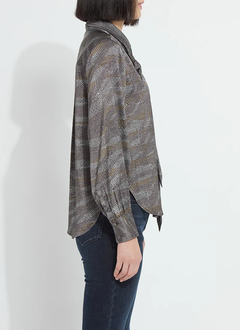 Tie Satin Shirt
