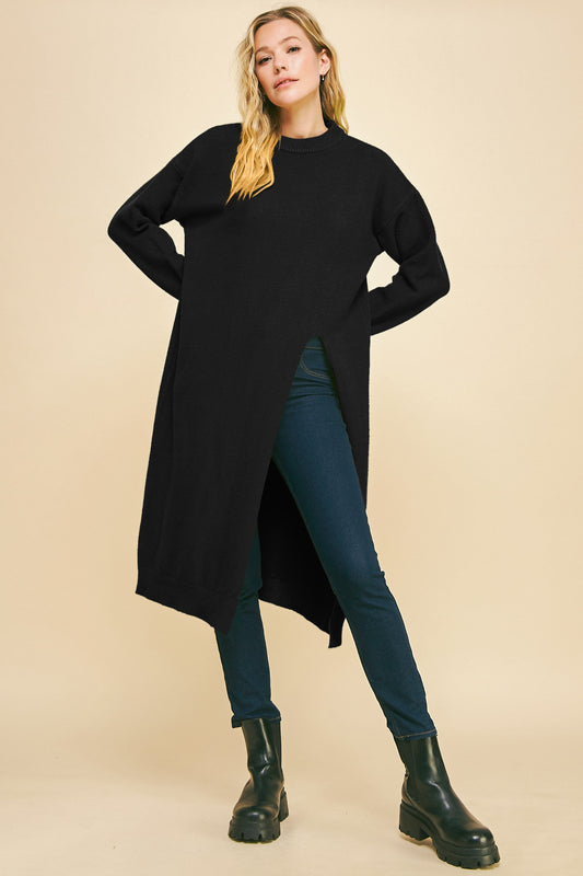 Asymmetric Split L/S Tunic