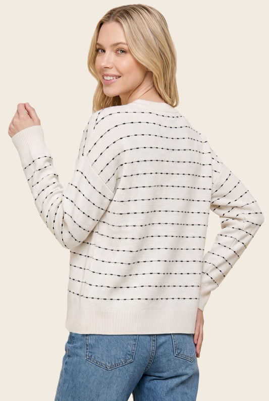 Dot Stripe Sweater