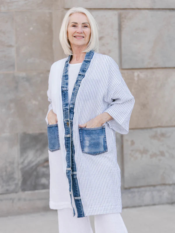 Pin Stripe Cardigan