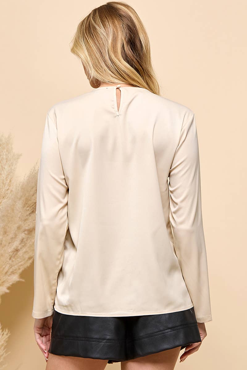 RUFFLE LONG SLEEVE