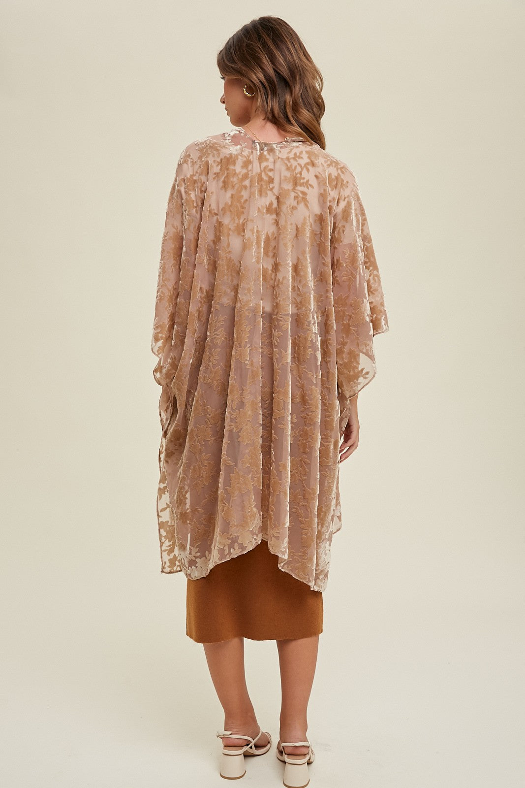 Velvet Floral Kimono