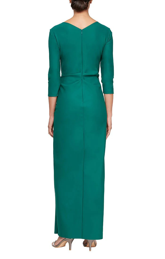 Long Dress w/ Tuck Detail