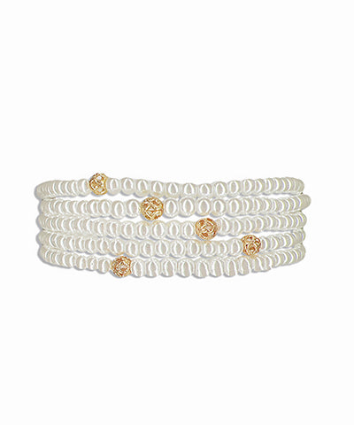 tiny multi pearl bracelets