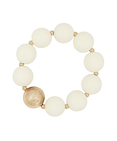 Satin Ball Bead Bracelet