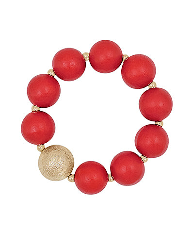 Satin Ball Bead Bracelet