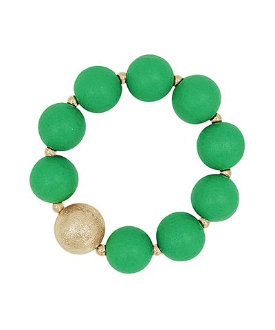 Satin Ball Bead Bracelet