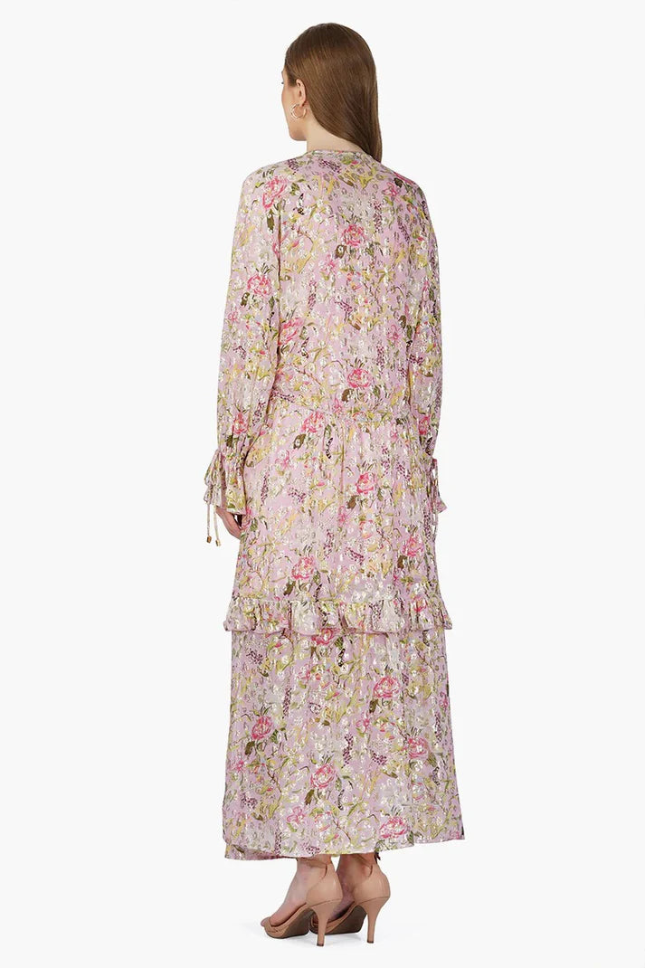 Floral Lurex Maxi