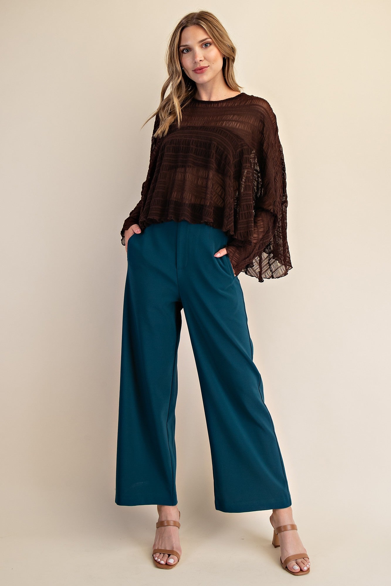 Textured Cape topper