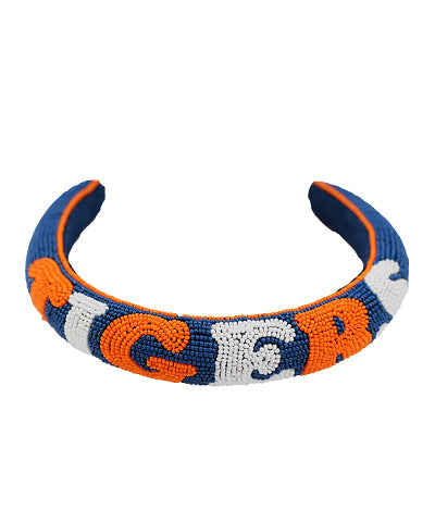 Tiger Beaded Headband