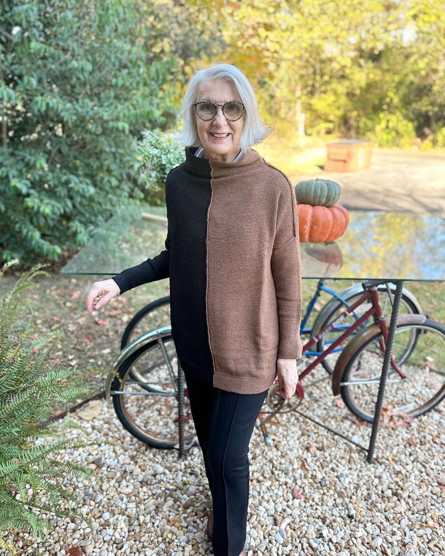 Color Block Swtr Tunic