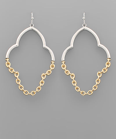 Chain Arabesque Earrings