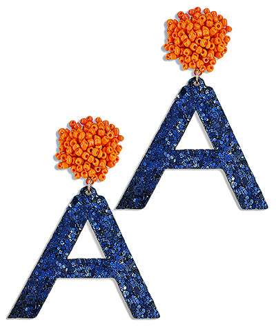 Beads PomPom Earring