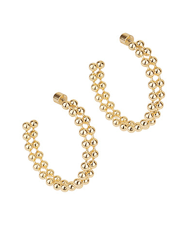 45mm Layered & Link Ball Hoops