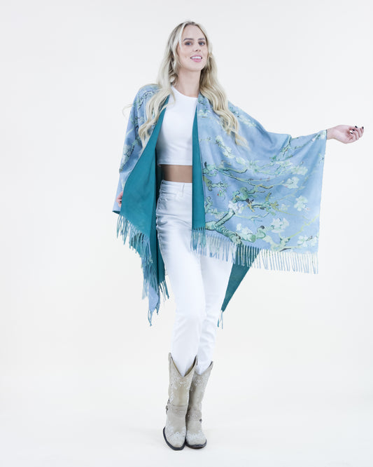 Almond Blossom Print Wrap