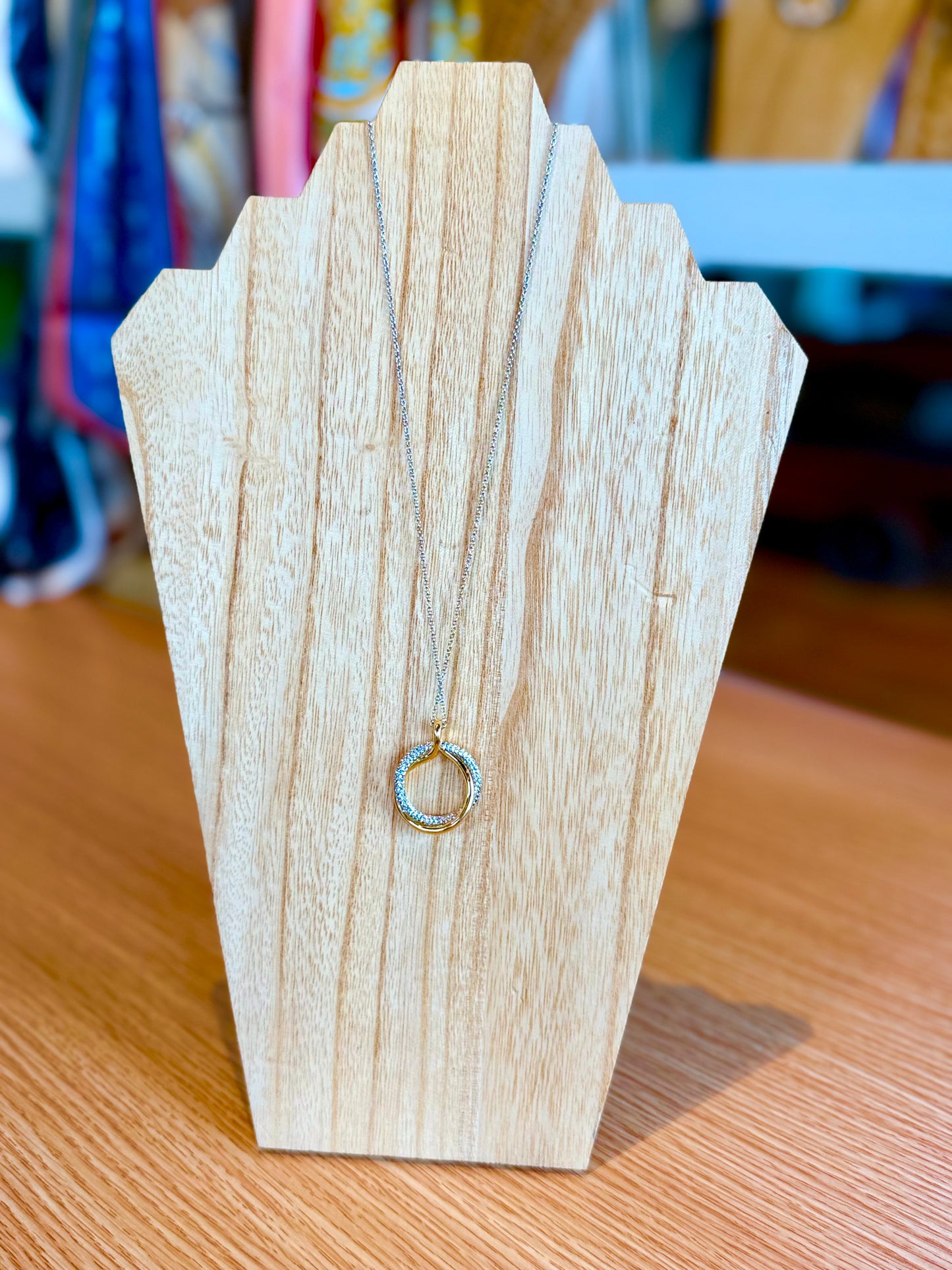 Double O adjustable neckalce