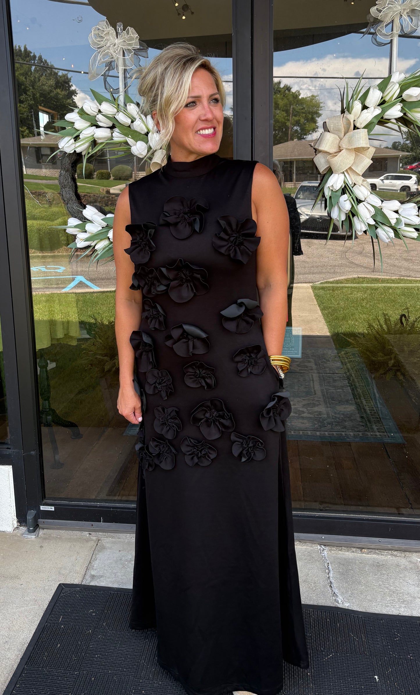 Floral Applique Maxi
