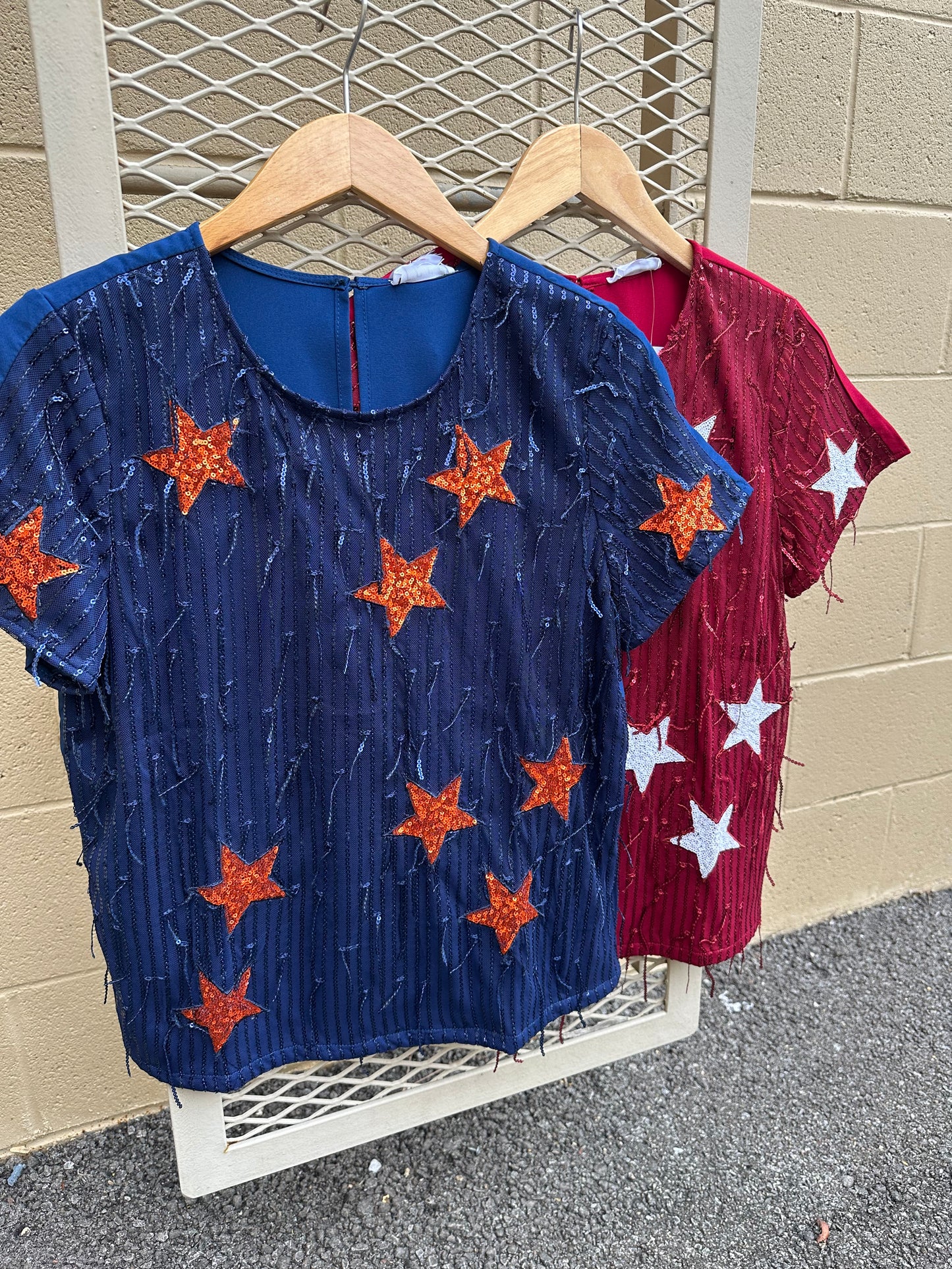 Star Sequin Top