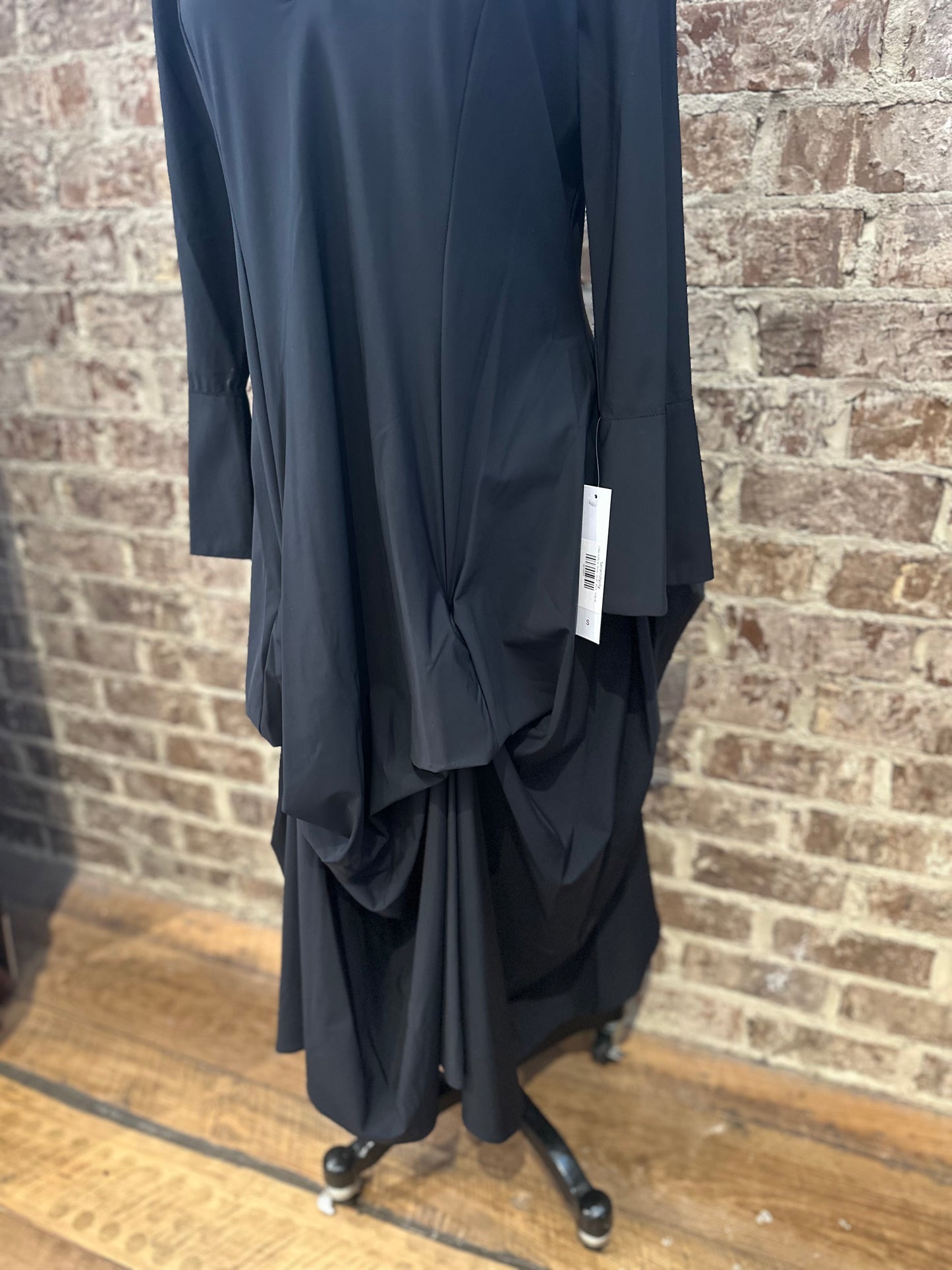 Collar Ruffle Slv Dress