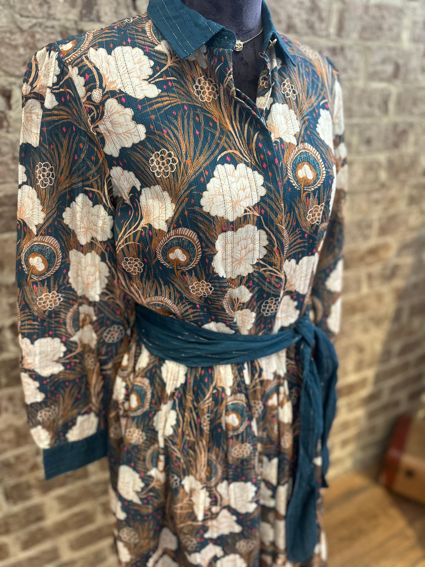 Peacock Bloom Dress