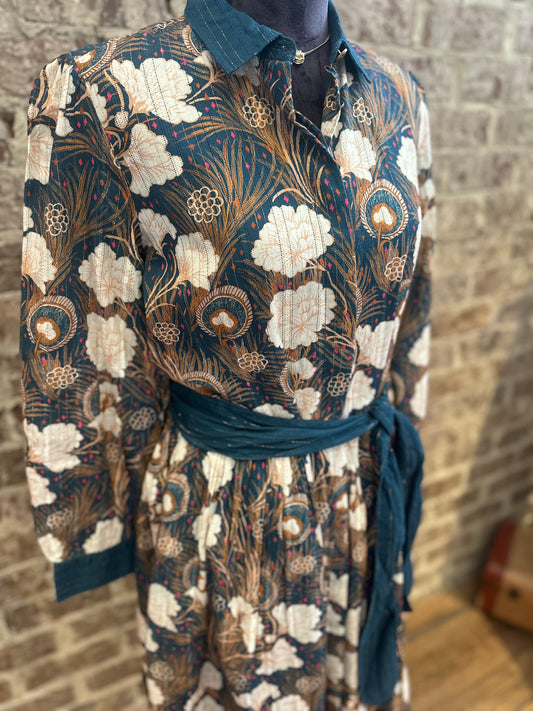 Peacock Bloom Dress
