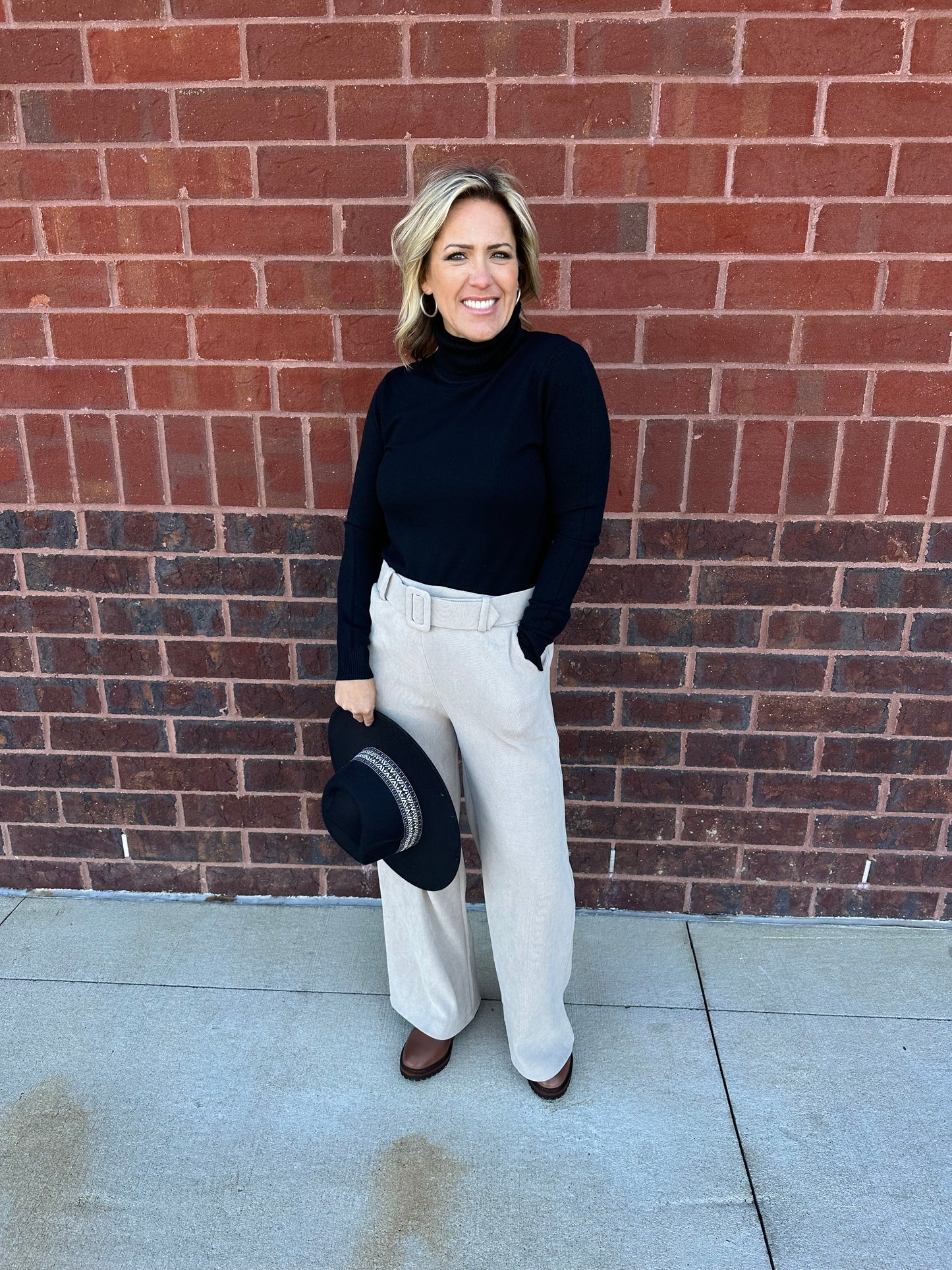 Belted Cord Pant