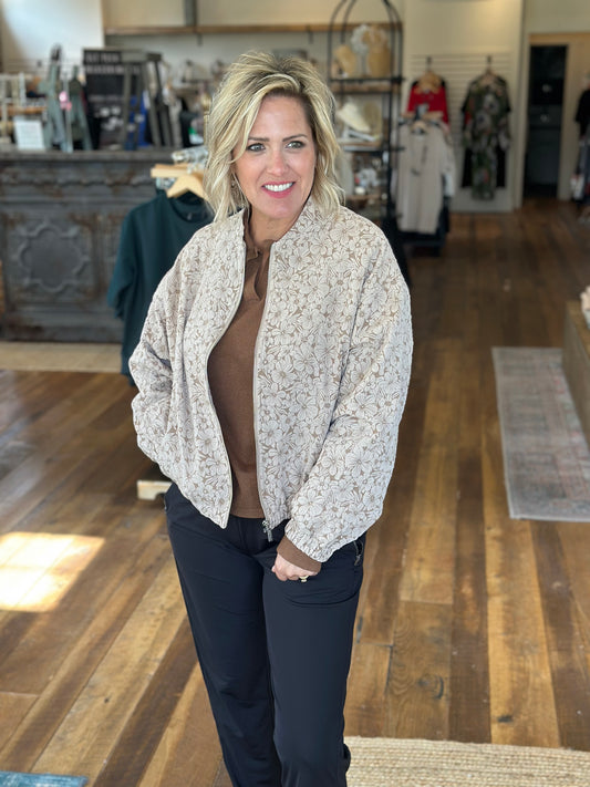 Flower Bomber Jacket