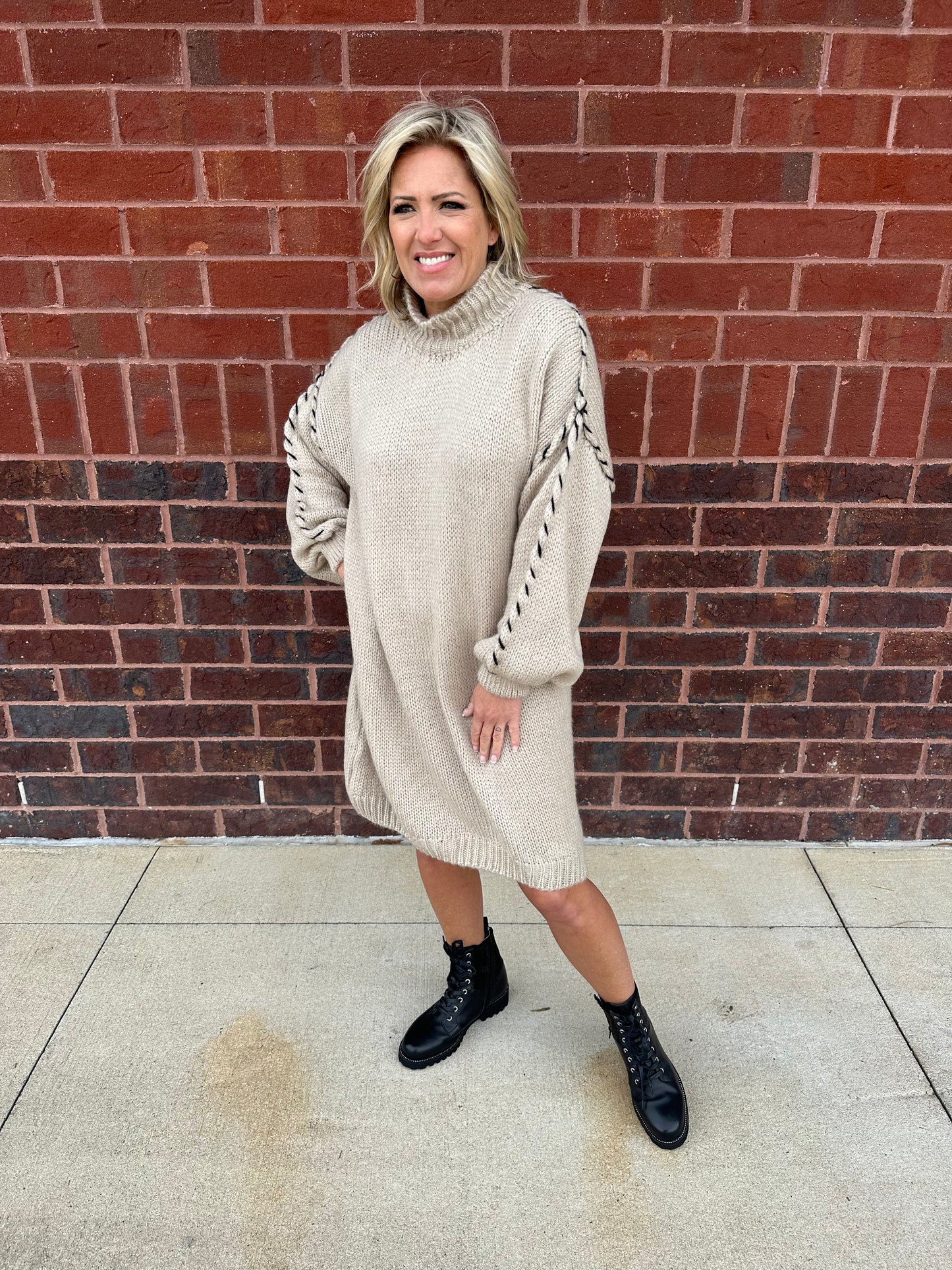 Stitch Sweater Dress