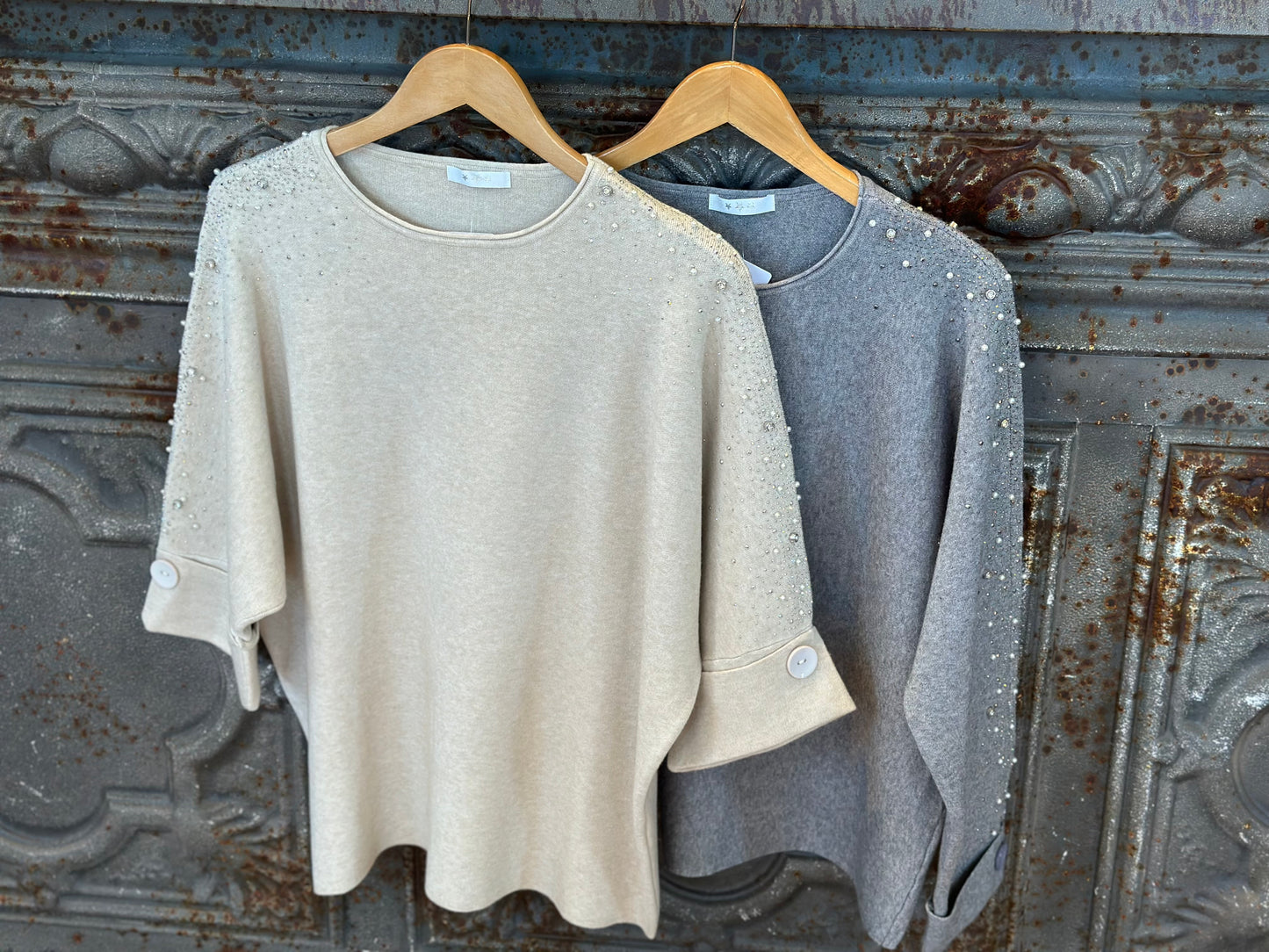 Holiday Stud Sweater