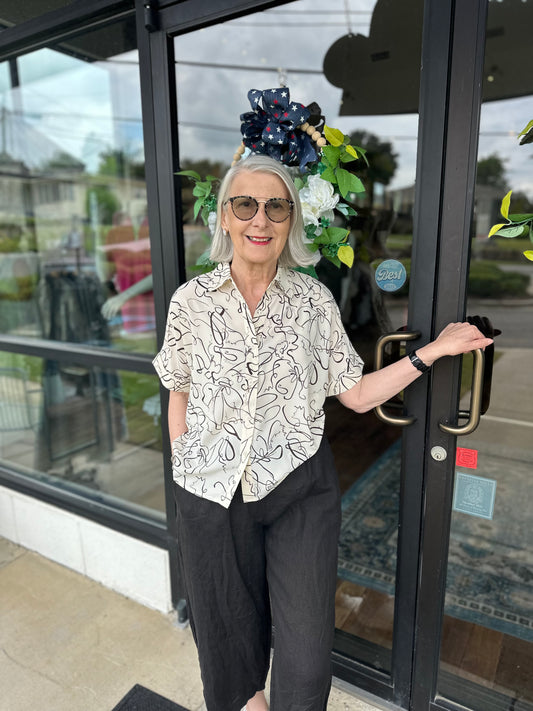 Abstract Print Shirt