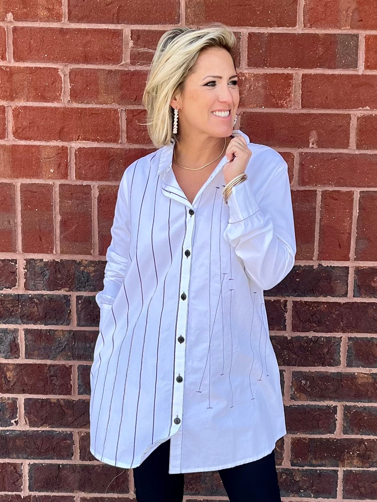 Lorraine Stripe Blouse