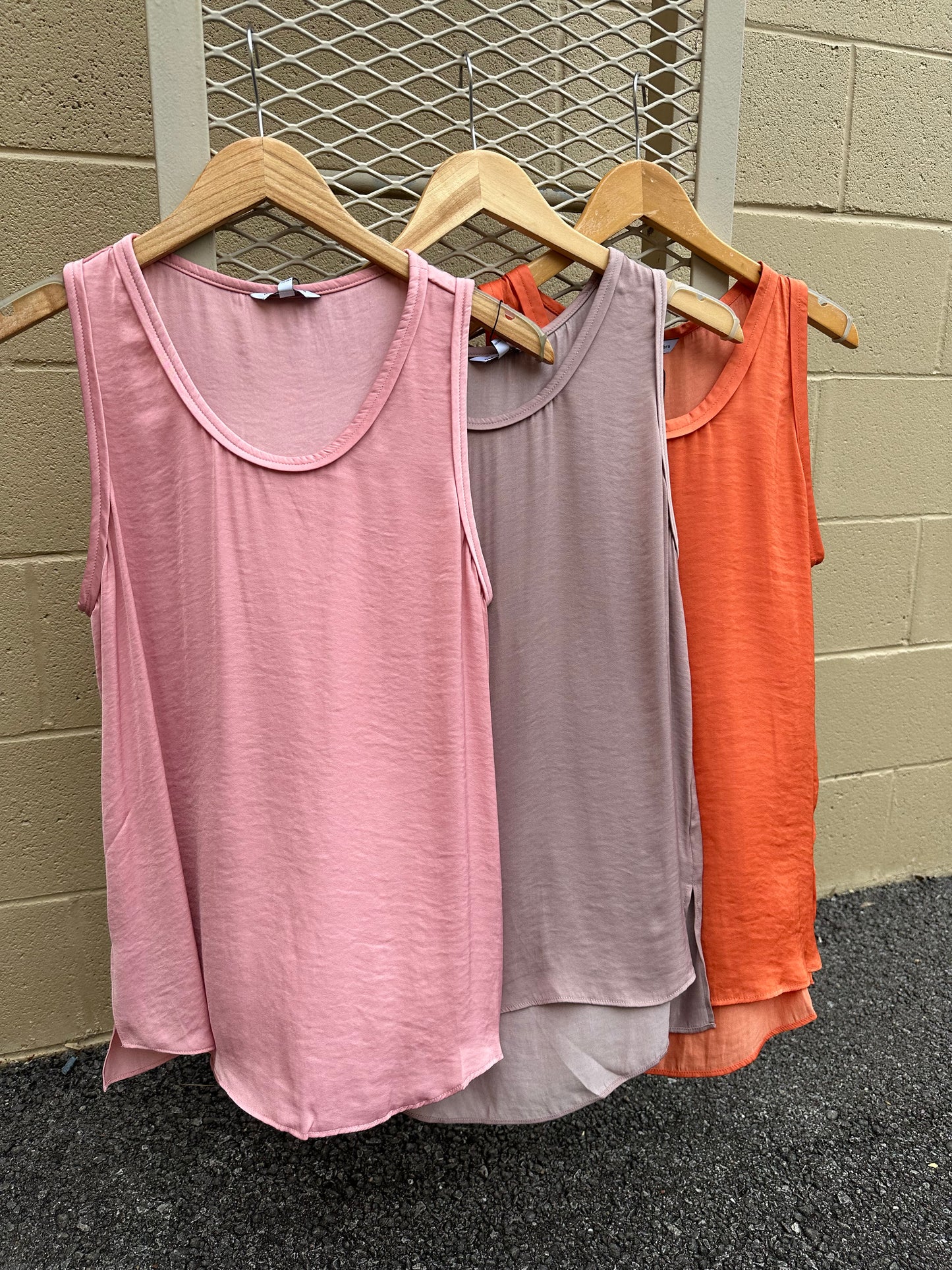 Rayon Scoop Neck Top