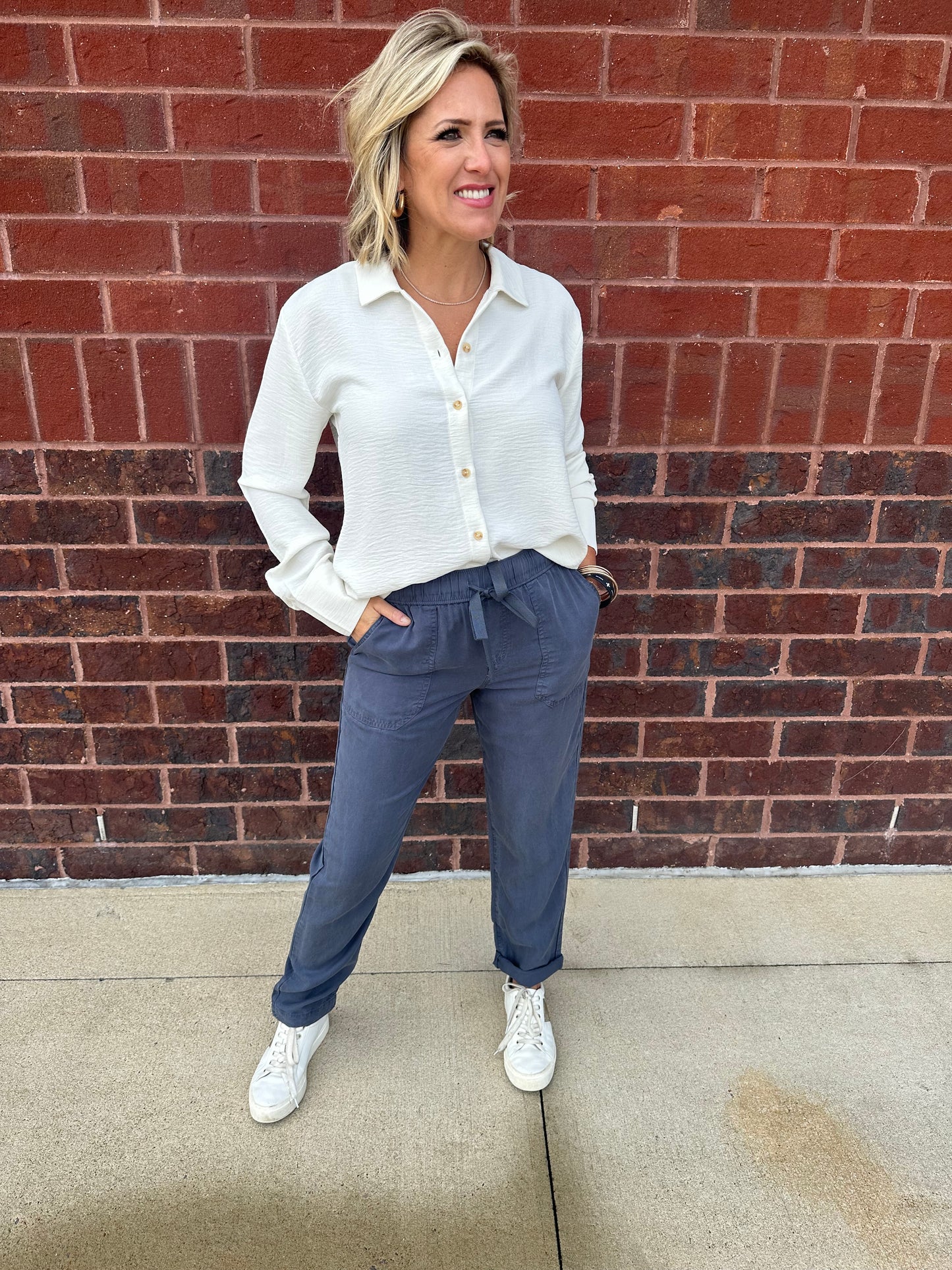 Tencel Drawstring Pant