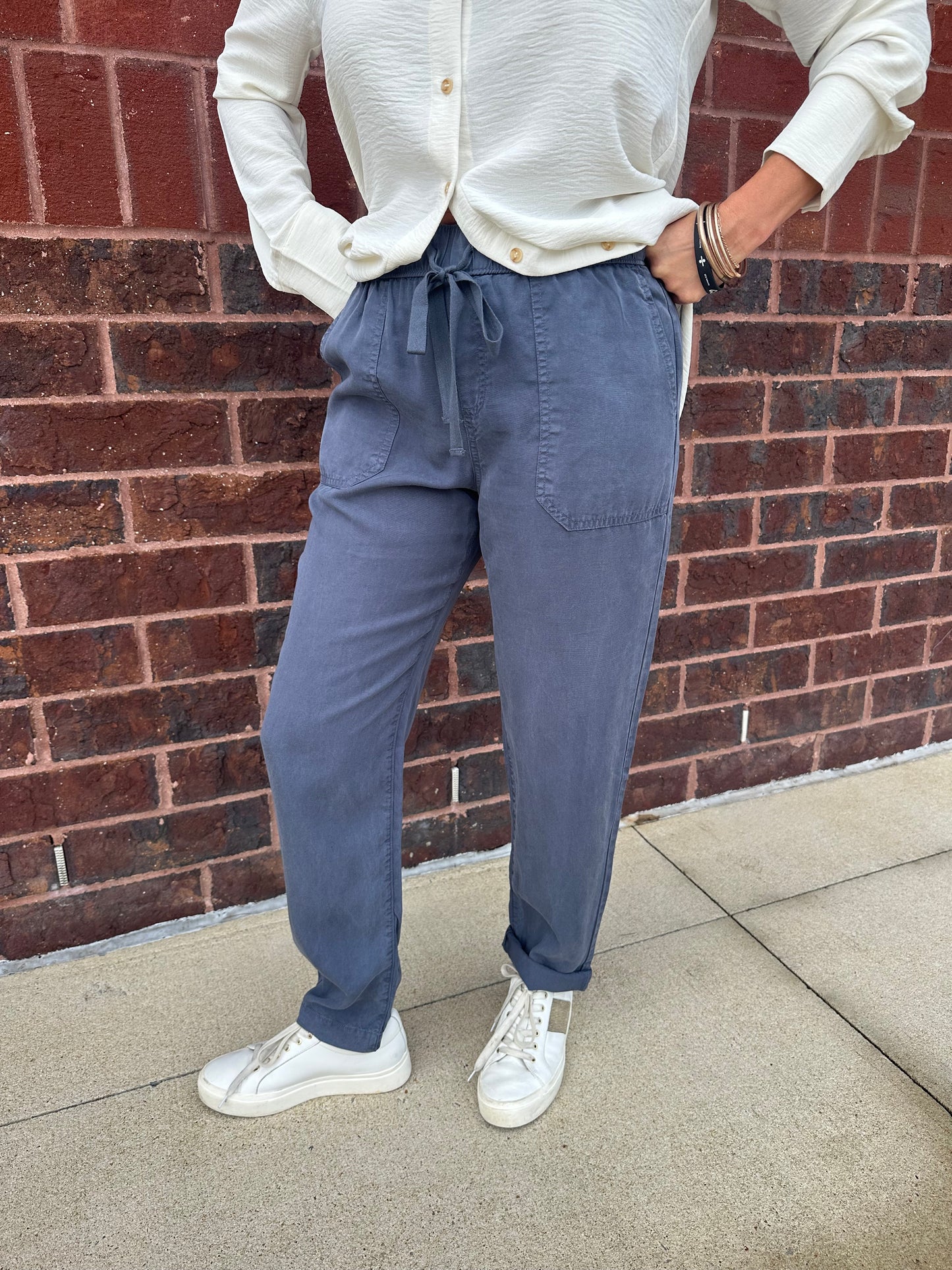 Tencel Drawstring Pant