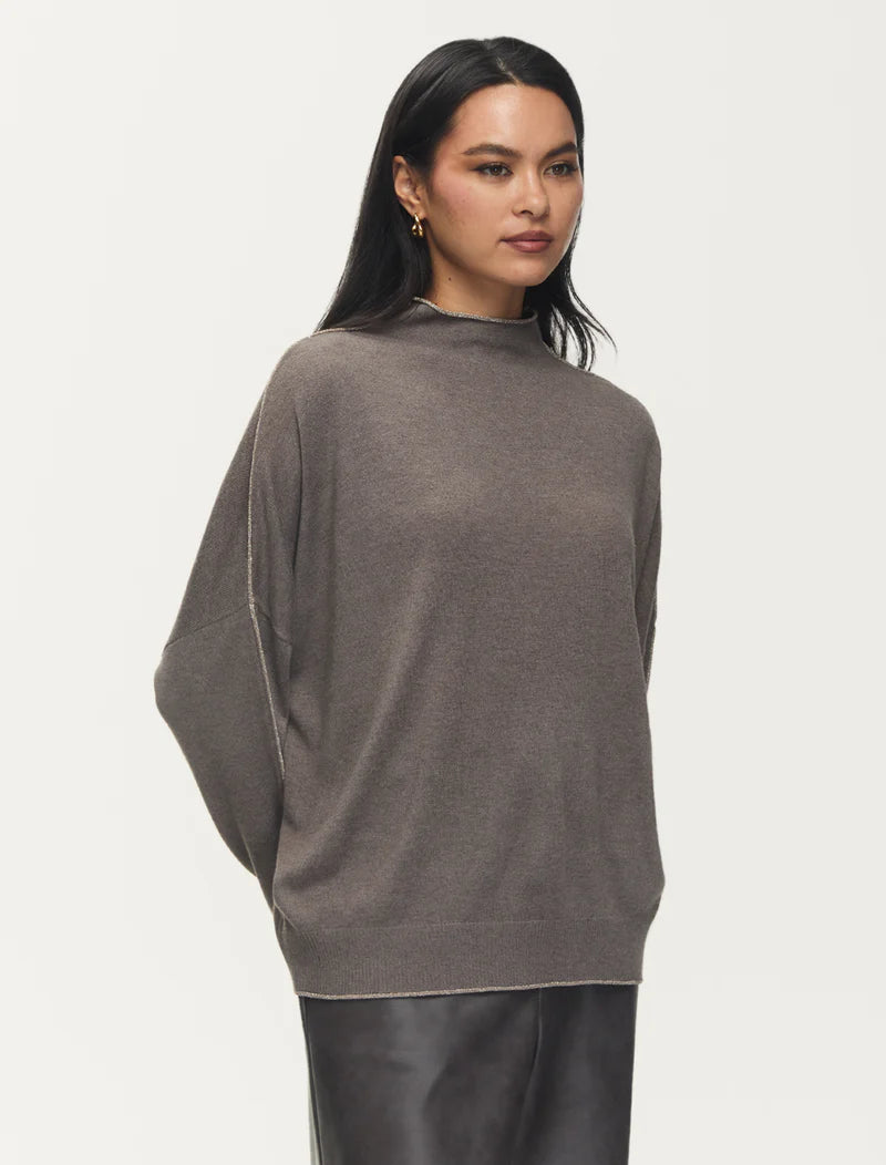 Fawn Mock Sweater