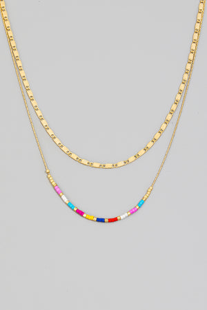 Beaded Layer Necklace