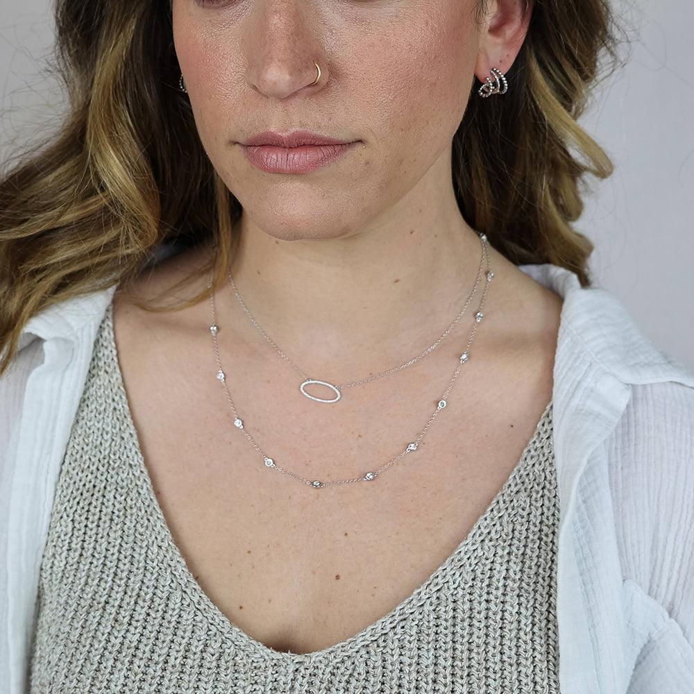 One With The Oval Pendant Necklace