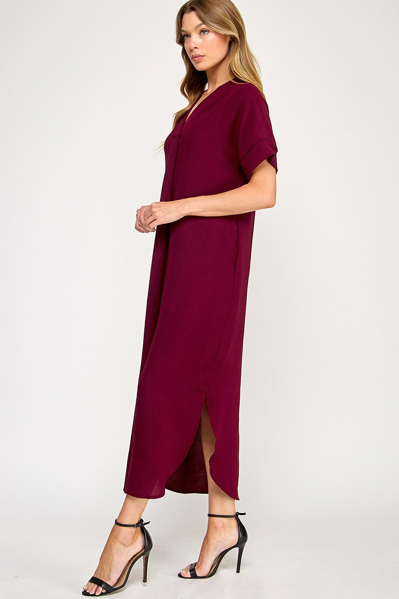 Fall Maxi Tee Dress