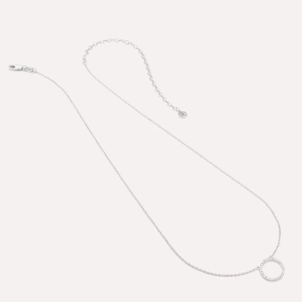 Standing O Pendant Necklace