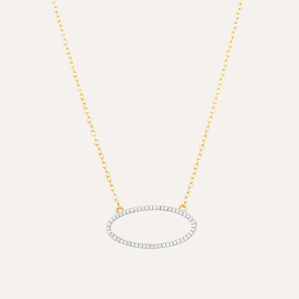 One With The Oval Pendant Necklace
